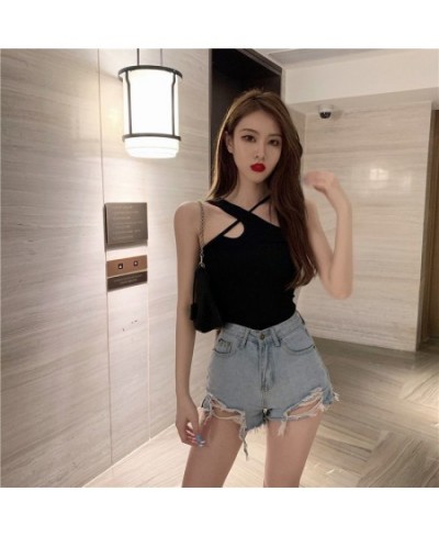 Women Corset Tops Summer Halter Spaghetti Straps Vest Women's Top Tank Camis Crop Top For Women $20.00 - Tops & Tees