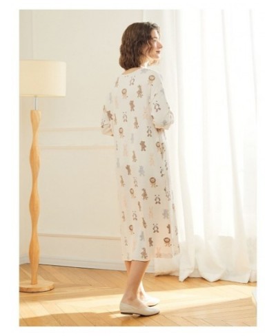 Gelato Pique Pajamas Dress Room Wear Women's Night Skirt Knitting Cotton Sleep Tops Femme Loungwear $67.79 - Sleepwears