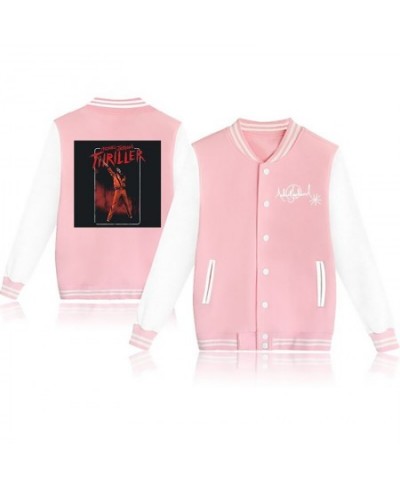 Fashion nostalgic Michael Jackson men's and women's casual Harajuku baseball jacket $42.61 - Hoodies & Sweatshirts