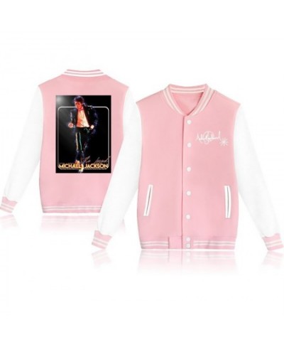 Fashion nostalgic Michael Jackson men's and women's casual Harajuku baseball jacket $42.61 - Hoodies & Sweatshirts