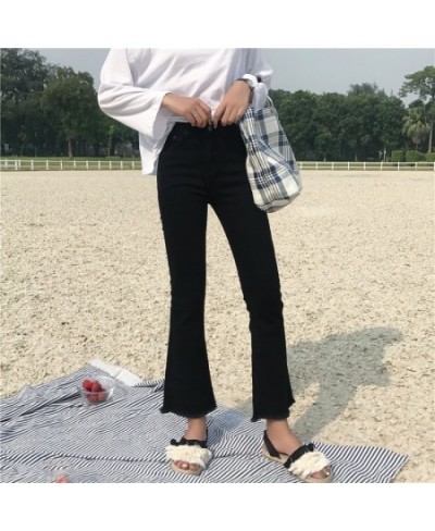 Wholesale 2023 new Spring Autumn women's fashion casual Denim Pants XC8 $35.38 - Jeans