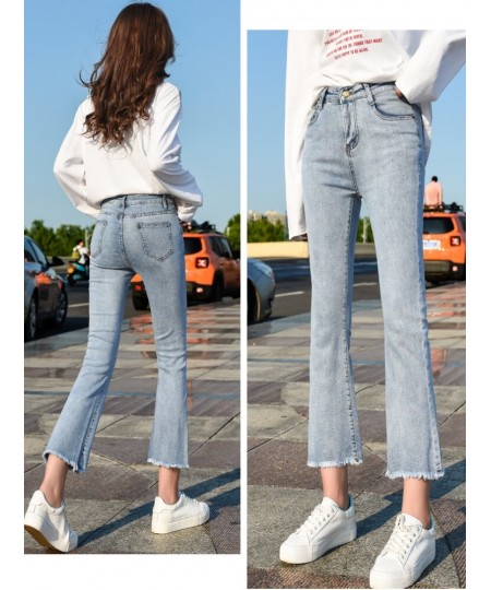 Wholesale 2023 new Spring Autumn women's fashion casual Denim Pants XC8 $35.38 - Jeans