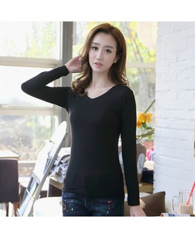 2023 Brand New Women's T-shirt Long Sleeve Women T shirt Woman T-shirts For Female Slim Bottoming Tshirt Tops Tees $16.44 - B...