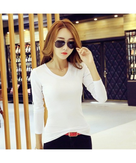 2023 Brand New Women's T-shirt Long Sleeve Women T shirt Woman T-shirts For Female Slim Bottoming Tshirt Tops Tees $16.44 - B...