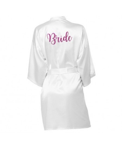 Glitter Silver/Golden Print Bridal Robes Bathrobe Women Sister of the Bride/Groom Pajamas Maid of Honour Robes Gifts $31.01 -...