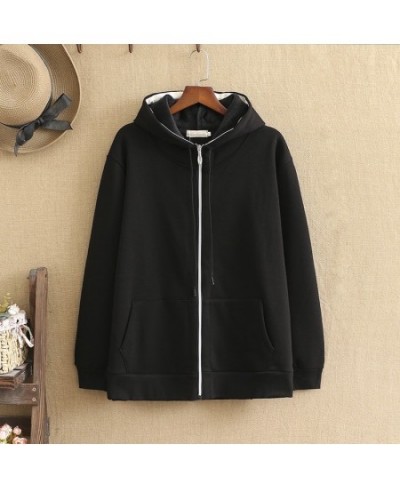 Woman Cloth Plus Size Dresses for the Elderly Dress Winter 2023 Women Large Blouses Zipper Hoodie Hoodie Hoodie with suede li...