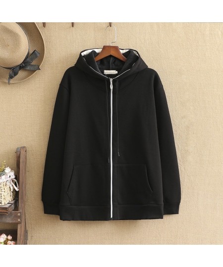 Woman Cloth Plus Size Dresses for the Elderly Dress Winter 2023 Women Large Blouses Zipper Hoodie Hoodie Hoodie with suede li...