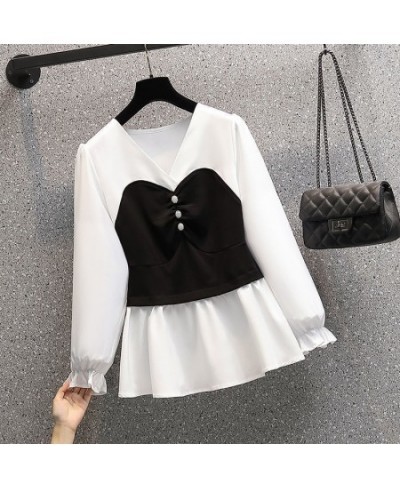 Large 2022 New Spring and Autumn Foreign Style Age Reducing Shirt Fashion Slim Korean Two-piece Set Elegant Women's Suit $58....