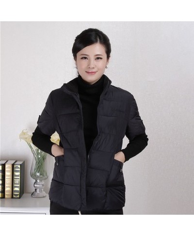 B2796 2023 new autumn winter middle-aged and old women's big size mother fashion vest wholesale $47.40 - Jackets & Coats