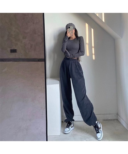 Women Wide Leg Loose Baggy Sweatpants Sports Pants High Waist Joggers Trousers Casual Fitness Running Sportswear Clothing $46...