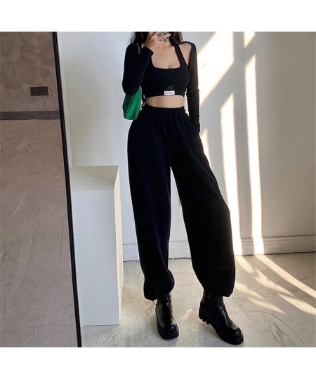 Women Wide Leg Loose Baggy Sweatpants Sports Pants High Waist Joggers Trousers Casual Fitness Running Sportswear Clothing $46...