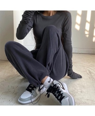 Women Wide Leg Loose Baggy Sweatpants Sports Pants High Waist Joggers Trousers Casual Fitness Running Sportswear Clothing $46...