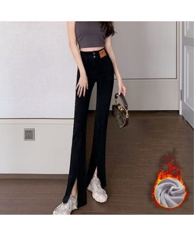 Vintage Jeans Woman Y2k Blue Jeans Women 2022 Women's Pants Denim Female Clothing Streetwear Korean Fashion High Waist Flare ...