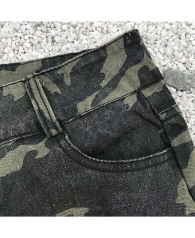 Sexy Women Camouflage Denim Jeans Low Waist Super Mini Shorts Pants Jean Cargo Pants for Women Baggy High Waist $34.56 - Jeans