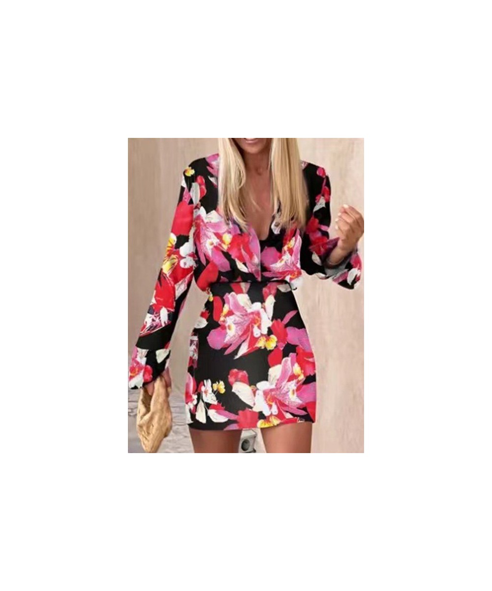 Autumn Fashion Skirts Two Piece Sets Casual Printed Long Sleeve Cardigans Zipper Mini Skirts Suits Elegant Commute Party $44....