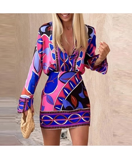 Autumn Fashion Skirts Two Piece Sets Casual Printed Long Sleeve Cardigans Zipper Mini Skirts Suits Elegant Commute Party $44....