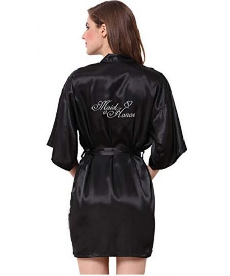 Maid of Honor bridesmaid robes personalized matching robes mother of the bride gift rob $42.23 - Sleepwears