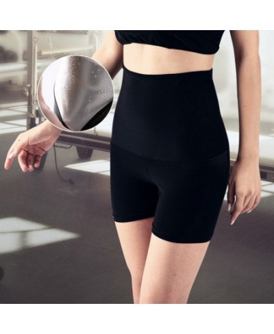 Sauna Sweat Shapewear High Waisted Shorts Above Knee Pants Mid Thigh Workout Suit Waist Trainer Weight Loss Body Shaper Women...