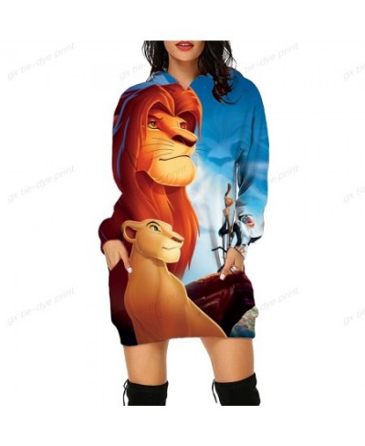 The Lion King Print Hoodie Kawaii Clothes Tops Ladies Dress Harajuku Shirts Punk Loose Sweatshirts Womens Girls Ladies $35.25...