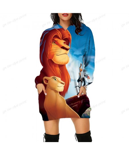 The Lion King Print Hoodie Kawaii Clothes Tops Ladies Dress Harajuku Shirts Punk Loose Sweatshirts Womens Girls Ladies $35.25...