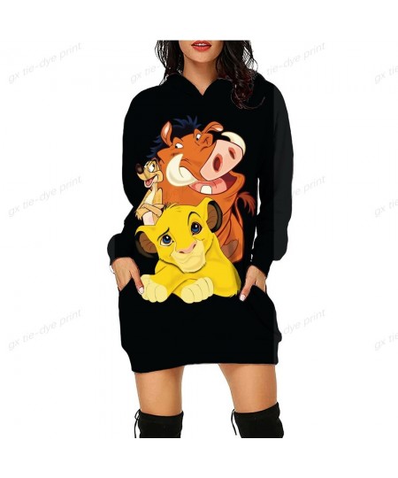 The Lion King Print Hoodie Kawaii Clothes Tops Ladies Dress Harajuku Shirts Punk Loose Sweatshirts Womens Girls Ladies $35.25...