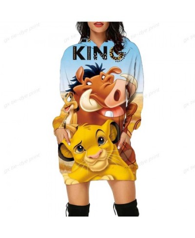 The Lion King Print Hoodie Kawaii Clothes Tops Ladies Dress Harajuku Shirts Punk Loose Sweatshirts Womens Girls Ladies $35.25...