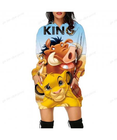 The Lion King Print Hoodie Kawaii Clothes Tops Ladies Dress Harajuku Shirts Punk Loose Sweatshirts Womens Girls Ladies $35.25...