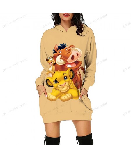 The Lion King Print Hoodie Kawaii Clothes Tops Ladies Dress Harajuku Shirts Punk Loose Sweatshirts Womens Girls Ladies $35.25...