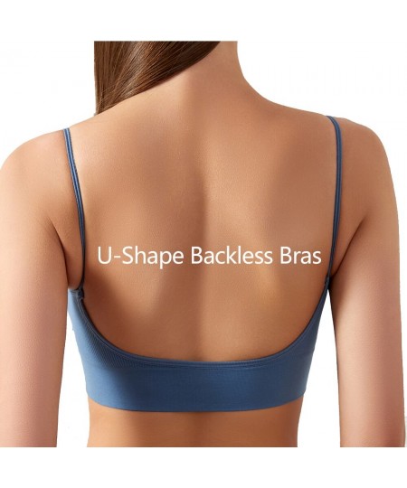 Sexy Bras For Women Backless Seamless Bra Unwired Sports Female Underwear Bralette Push Up Large Size Bra Without Frame $15.0...