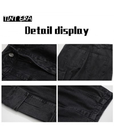 Baggy Jeans Trousers Male Denim Pants Black Wide Leg Pants Men Jeans Oversize Cargo Korean Streetwear Hip Hop Harajuku $49.62...