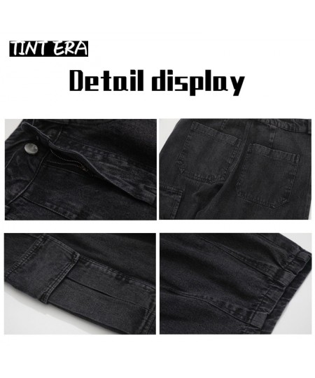 Baggy Jeans Trousers Male Denim Pants Black Wide Leg Pants Men Jeans Oversize Cargo Korean Streetwear Hip Hop Harajuku $49.62...