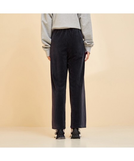 Ladies Home Pants Comfortable Retro Corduroy Wide Leg Pants Casual Fashion Wearable Velvet Home Pants $35.87 - Sleepwears