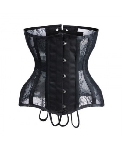 Sexy Gothic Corset Hourglass Waist Corset Underbust Slimming Modeling Strap Steel Bone Waist Trainer Shapewear Women Plus Siz...