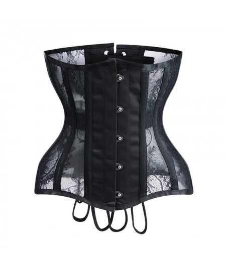 Sexy Gothic Corset Hourglass Waist Corset Underbust Slimming Modeling Strap Steel Bone Waist Trainer Shapewear Women Plus Siz...