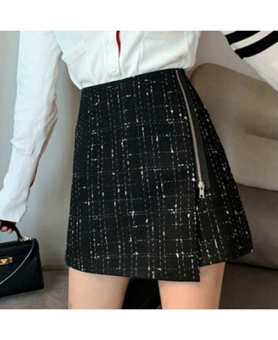 Shorts Women Patchwork High Waist Casual Fashion Abdomen Elegant Female Autumn Korean Style Streetwear All-match Office Lady ...