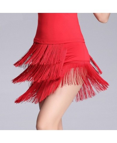 S-4XL Punk Style Black Red Tassel Fringe Women Skirts Casual Summer High Waist Asymmetric Female Mini Skirt $55.85 - Skirts