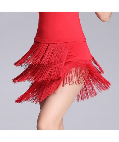 S-4XL Punk Style Black Red Tassel Fringe Women Skirts Casual Summer High Waist Asymmetric Female Mini Skirt $55.85 - Skirts