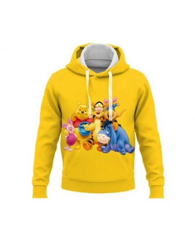 Children Cartoon Anime Hoodies Winnie The Pooh 3D Print Women Tracksuit Spring Harajuku Style Men's Sweatshirts Cool $35.62 -...