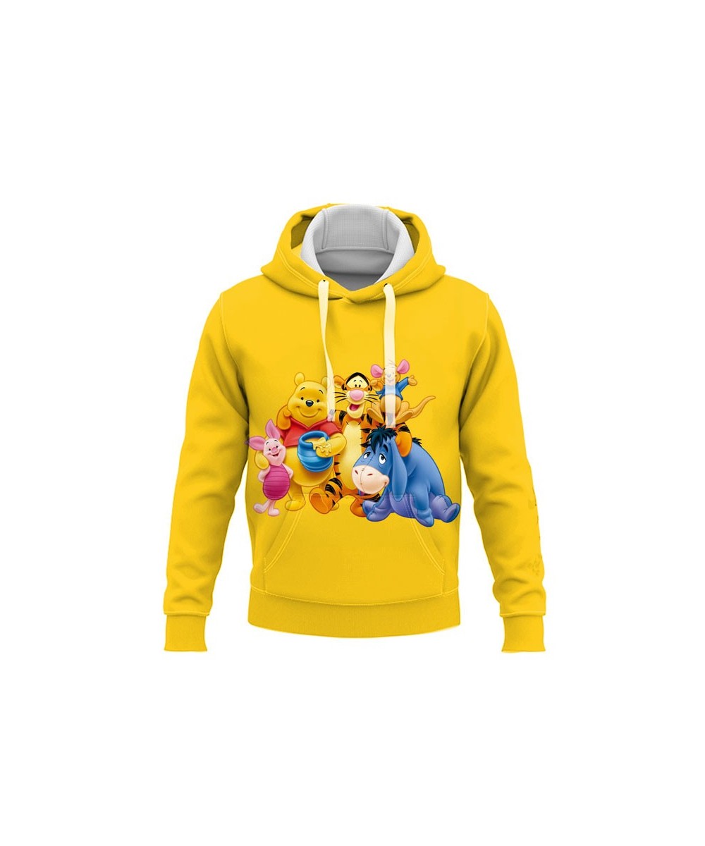 Children Cartoon Anime Hoodies Winnie The Pooh 3D Print Women Tracksuit Spring Harajuku Style Men's Sweatshirts Cool $35.62 -...