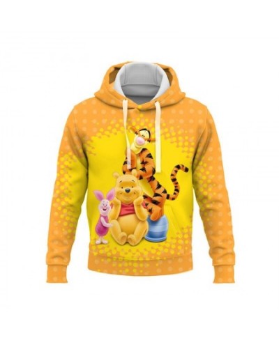 Children Cartoon Anime Hoodies Winnie The Pooh 3D Print Women Tracksuit Spring Harajuku Style Men's Sweatshirts Cool $35.62 -...