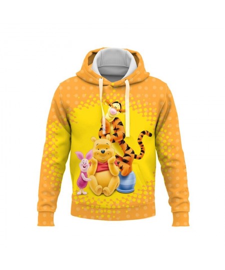 Children Cartoon Anime Hoodies Winnie The Pooh 3D Print Women Tracksuit Spring Harajuku Style Men's Sweatshirts Cool $35.62 -...