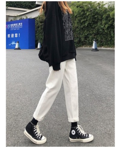 2023 Casual High Waist Straight Jeans Women Korean Fashion Spring Summer Denim Pants Basic Solid Ankle Length men clothing $3...