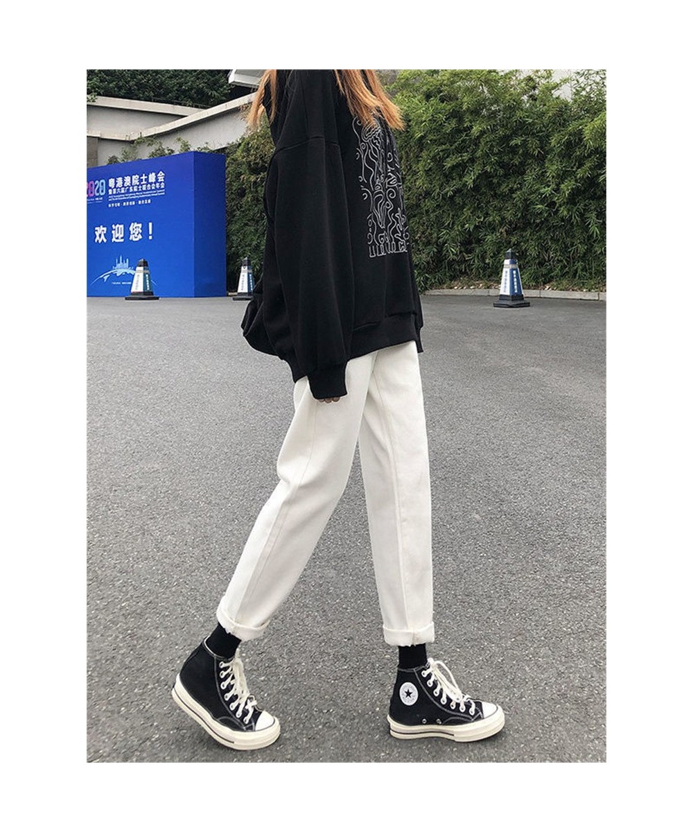 2023 Casual High Waist Straight Jeans Women Korean Fashion Spring Summer Denim Pants Basic Solid Ankle Length men clothing $3...