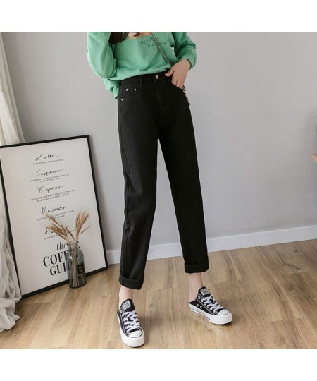 2023 Casual High Waist Straight Jeans Women Korean Fashion Spring Summer Denim Pants Basic Solid Ankle Length men clothing $3...