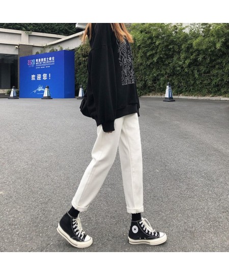 2023 Casual High Waist Straight Jeans Women Korean Fashion Spring Summer Denim Pants Basic Solid Ankle Length men clothing $3...