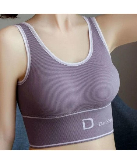 Women Yoga Underwear Padded Crop Tops Underwear Top Yoga Sport Bra Breathable Fitness Running Vest Yoga Bras Sports Type $13....