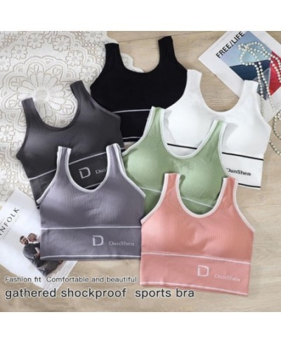 Women Yoga Underwear Padded Crop Tops Underwear Top Yoga Sport Bra Breathable Fitness Running Vest Yoga Bras Sports Type $13....