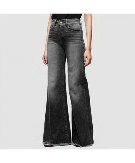 Flare Jeans Pants y2k Women Vintage Denim Ladies Jeans Women High Waist Fashion Stretch Pocket Trousers Wide Leg Jeans $45.90...