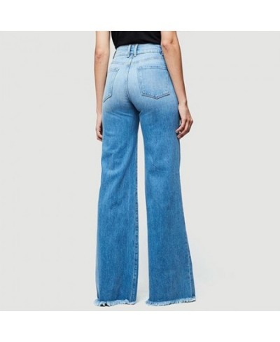 Flare Jeans Pants y2k Women Vintage Denim Ladies Jeans Women High Waist Fashion Stretch Pocket Trousers Wide Leg Jeans $45.90...