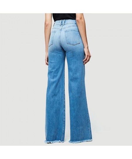 Flare Jeans Pants y2k Women Vintage Denim Ladies Jeans Women High Waist Fashion Stretch Pocket Trousers Wide Leg Jeans $45.90...